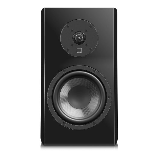 SVS Ultra Evolution Bookshelf Piano Gloss Black Вид спереди