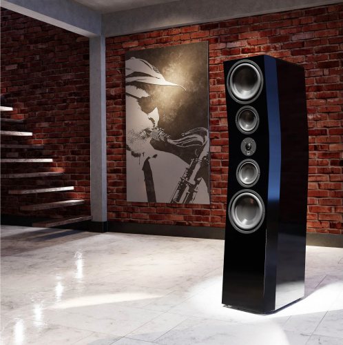 SVS Ultra Evolution Pinnacle Piano Gloss Black У стены