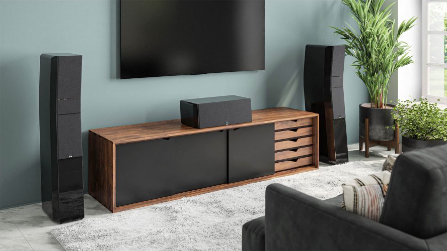 SVS Ultra Evolution Tower Piano Gloss Black В интерьере