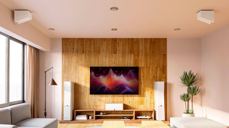 SVS Ultra Evolution Tower Piano Gloss White В составе домашнего кинотеатра