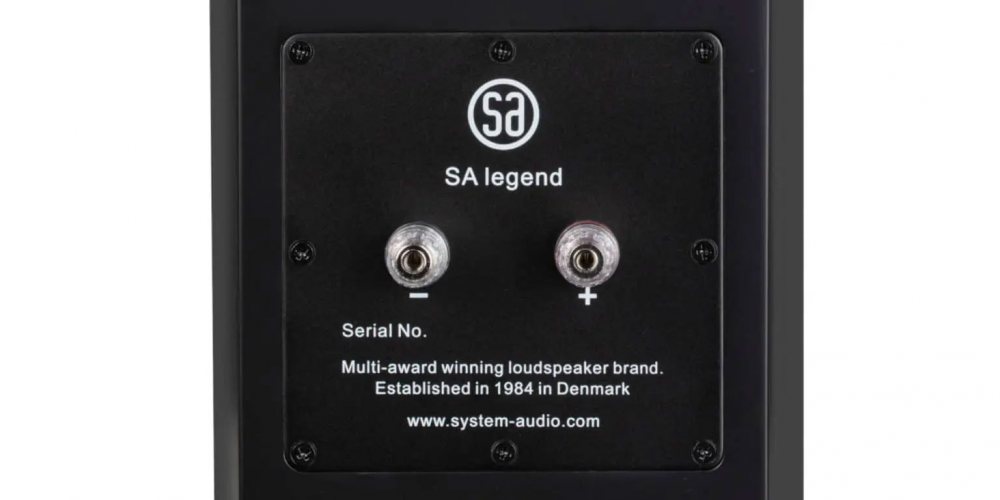 System Audio SA legend 60.2 (Satin Black) акустические разъёмы