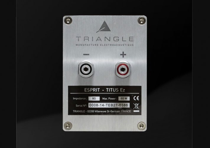 Triangle Titus Ez (Black High Gloss) акустические разъёмы