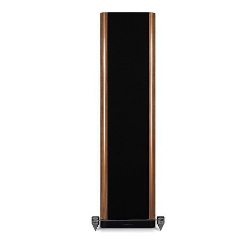 Wharfedale AURA 4 High Gloss Walnut Вид спереди с решёткой