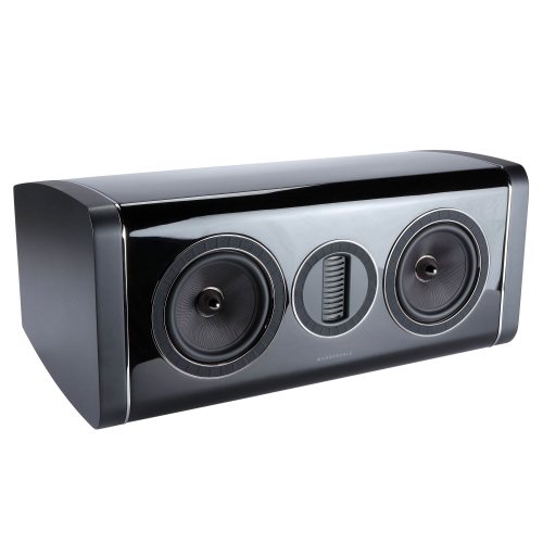 Wharfedale AURA C High Gloss Black Под углом без подставки