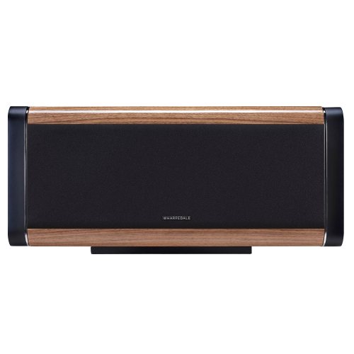Wharfedale AURA C High Gloss Walnut Вид спереди с решёткой