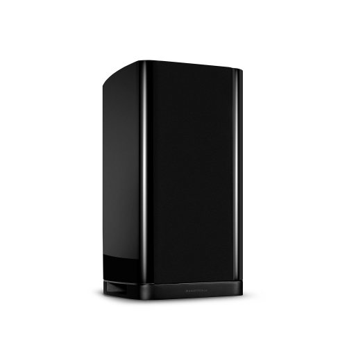 Wharfedale AURA 2 High Gloss Black Вид сбоку с решёткой