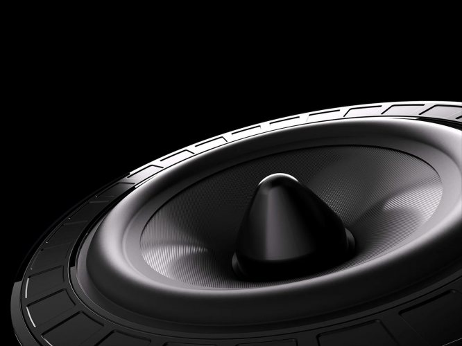 Wharfedale AURA 2 High Gloss Black НЧ диффузор
