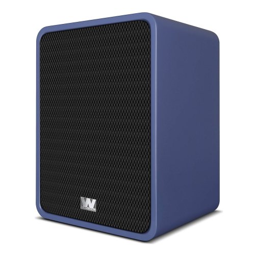 Wharfedale DENTON 1S Blue Вид сбоку с решёткой
