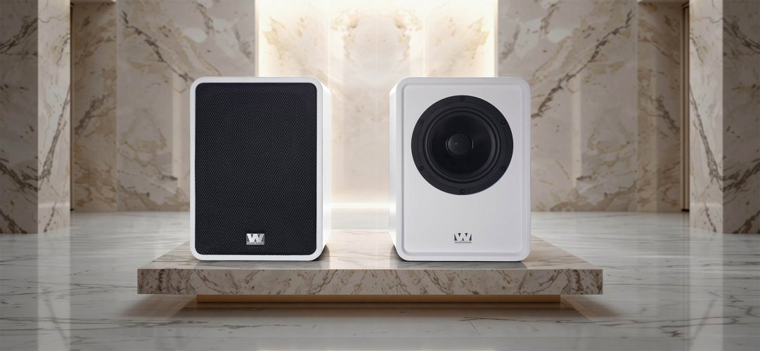 Wharfedale DENTON 1S White На подиуме
