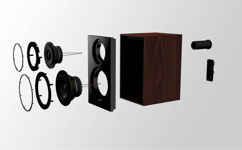 Wharfedale Diamond 12.0 (Walnut) в разрезе