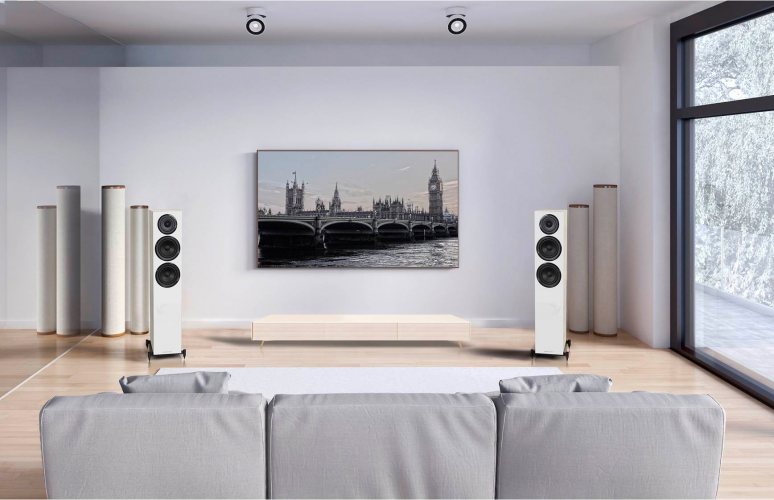 Wharfedale Diamond 12.4 (Light Oak) в интерьере