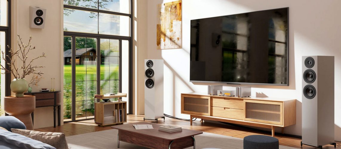 Wharfedale Diamond 12.4i Stone Grey в интерьере