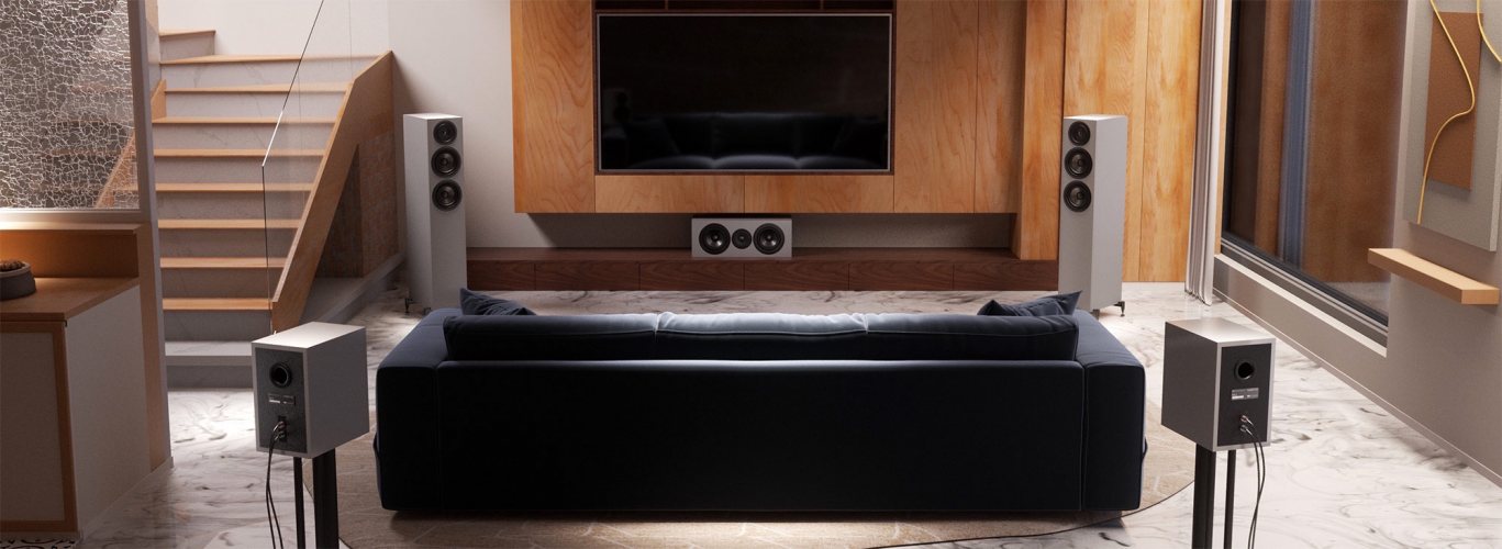 Wharfedale Diamond 12.Ci Stone Grey В интерьере