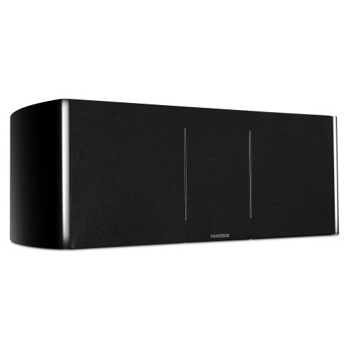 Wharfedale Elysian C Piano Black Вид сбоку с решёткой