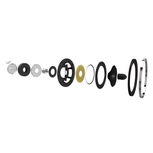 Wharfedale Elysian C Piano Walnut СЧ диффузор в разрезе