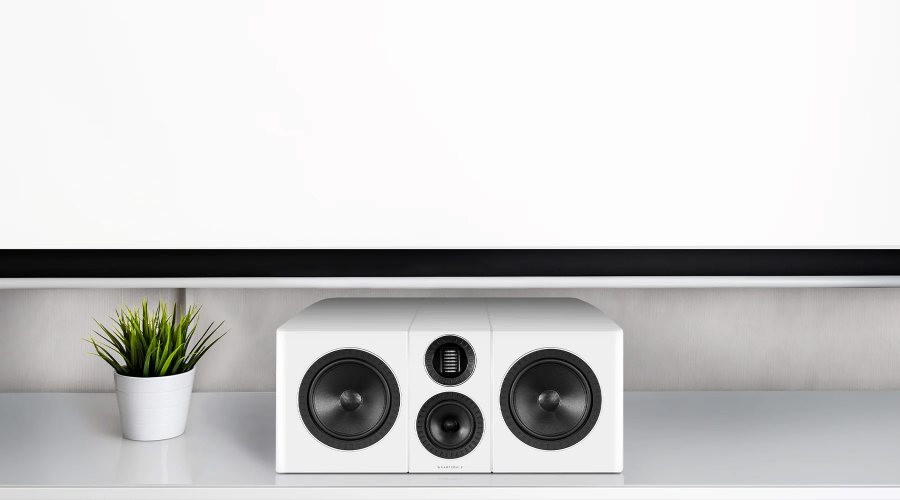 Wharfedale Elysian C Piano White В интерьере