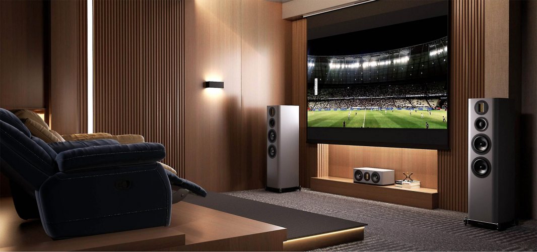 Wharfedale Evo 5.4 Grey В интерьере