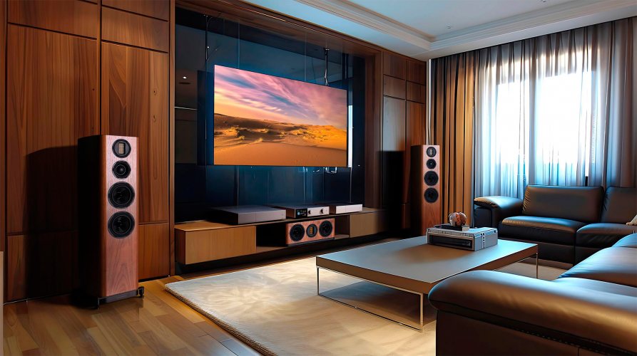 Wharfedale Evo 5.4 Walnut В интерьере