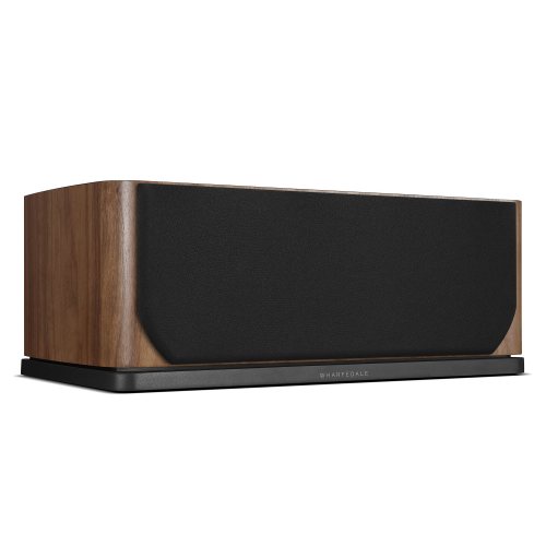 Wharfedale Evo 5.C Walnut Вид сбоку с решёткой