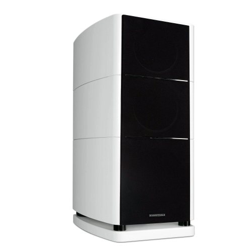 Wharfedale Elysian 2 Piano White Вид сбоку с решёткой