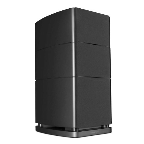 Wharfedale ELYSIAN 2R Matte Black Вид слева с решёткой