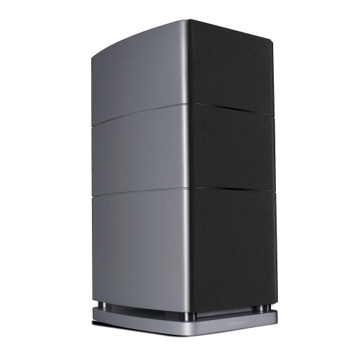 Wharfedale ELYSIAN 2R Lunar Grey Вид слева с решёткой