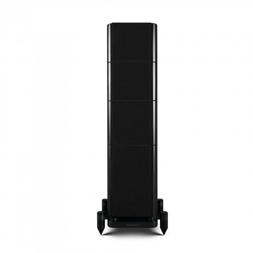 Wharfedale ELYSIAN 3R Matte Black Вид спереди с решёткой