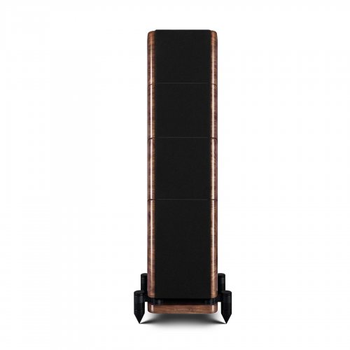 Wharfedale ELYSIAN 3R Walnut High Gloss Вид спереди с решёткой
