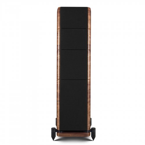 Wharfedale ELYSIAN 4R Walnut High Gloss Вид спереди с решёткой