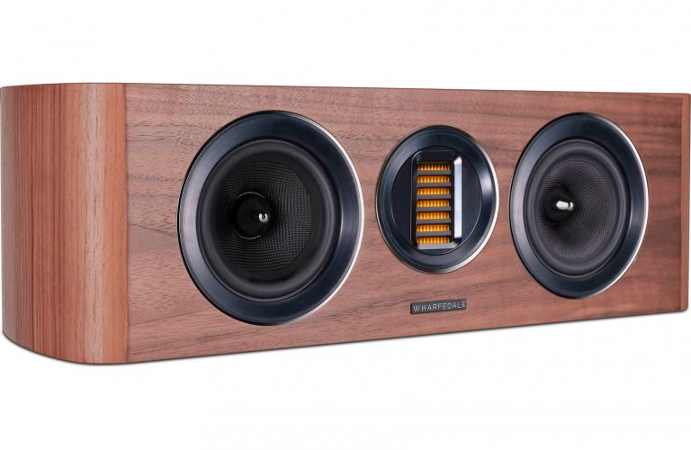 Wharfedale Evo4.CS (Walnut) вид сбоку