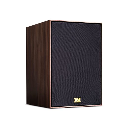 Wharfedale Super Denton Walnut Вид сбоку с решёткой