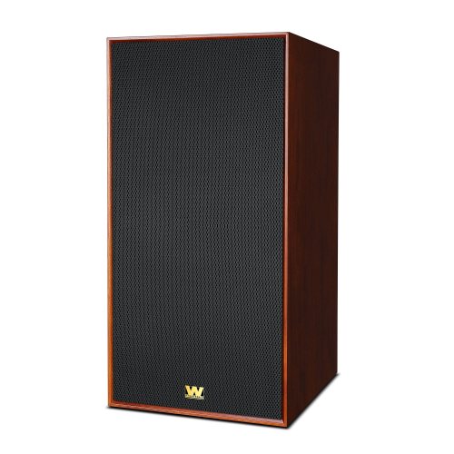 Wharfedale Super Linton Mahogany Вид сбоку с решёткой