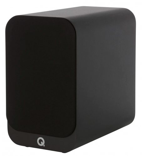 Q Acoustics 3020i (Carbon Black) с решёткой