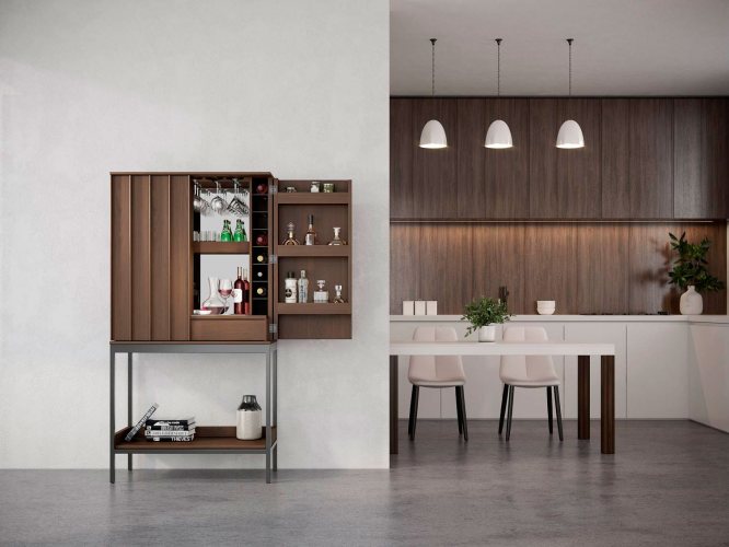 BDI Cosmo 5720 (Toasted Walnut) в интерьере