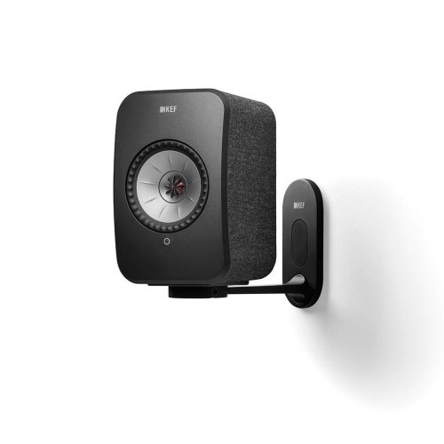 KEF B1 Wall Bracket (Black) с колонкой LSX