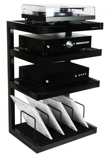 NorStone ESSE HIFI VINYL Black Стойка под аппаратуру
