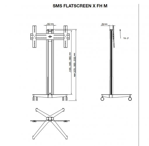 Размеры SMS Flatscreen X FH M 
