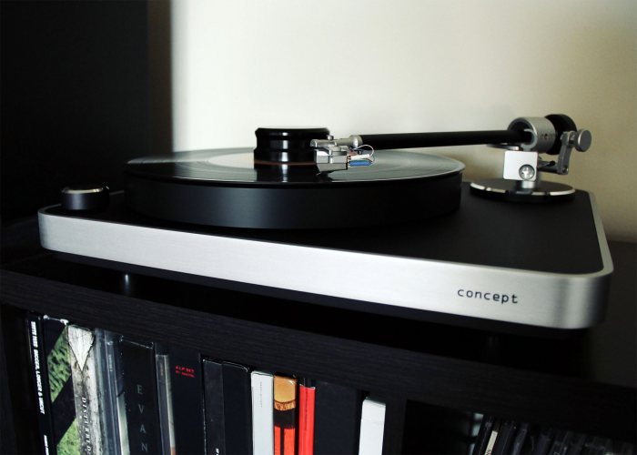 Виниловый проигрыватель Clearaudio Concept MM Silver/Black