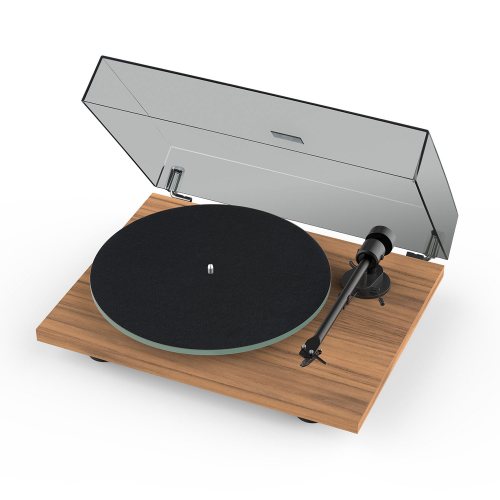 Pro-Ject T1 BT (Walnut) крышка открыта