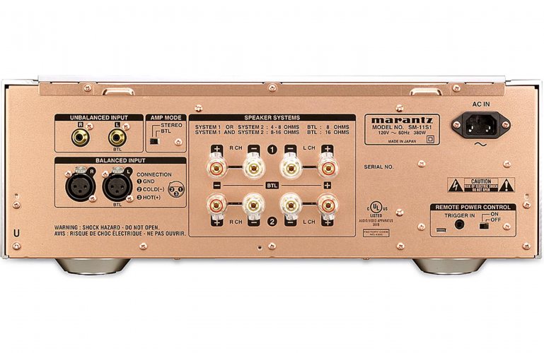 Задняя панель Marantz SM-11S1
