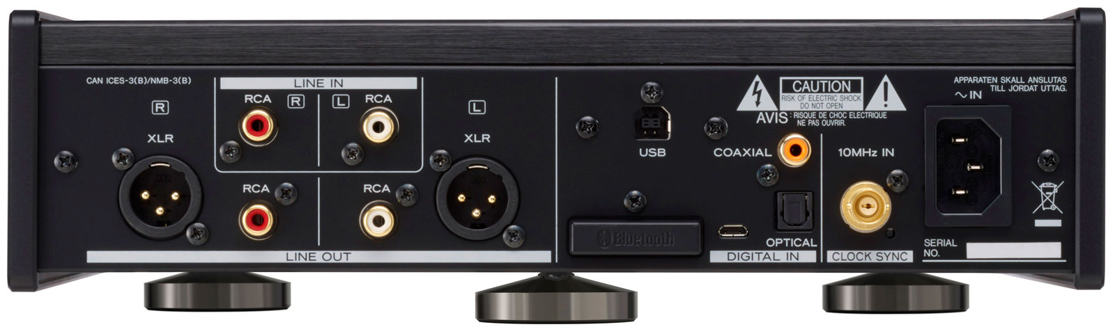 Teac UD-505X (Black) задняя панель