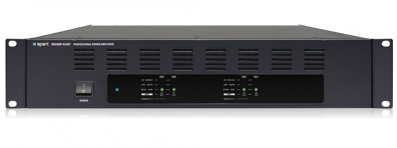 4-канальный высоковольтный усилитель мощности Biamp REVAMP4240T