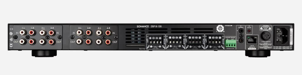 Задняя панель SONANCE DSP 8-130