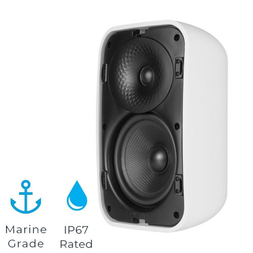 Всепогодная настенная акустическая система стерео Sonance Mariner MX52 SST (White)