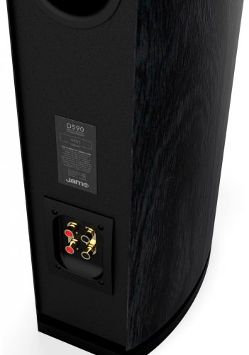 Jamo D590 SE (Black) акустические разъёмы