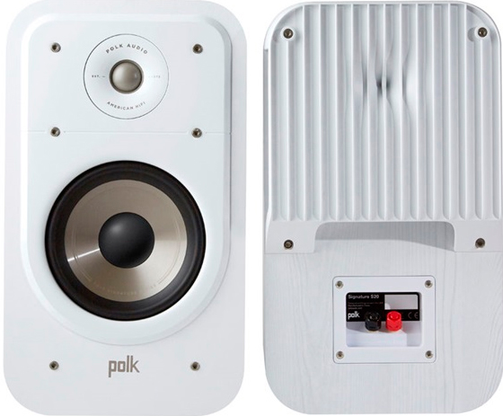 Polk Audio S20e (White Washed Walnut) пара задняя панель