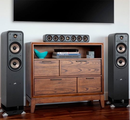 Polk Audio S55e (Black) в интерьере