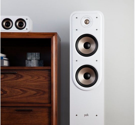 Polk Audio S55e (White Ash) в интерьере