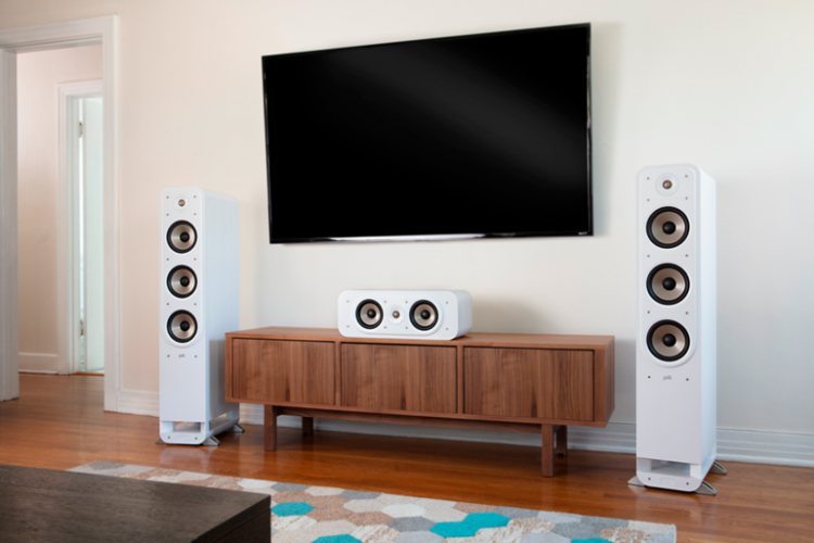 Polk Audio S60e (White Ash) в интерьере