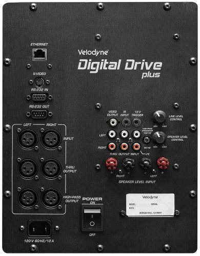 Velodyne Digital Drive 10 Plus (Ebony High Gloss) задняя панель